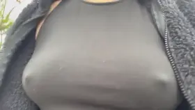 What's more noticeable the pokies or the sweater fuzz?