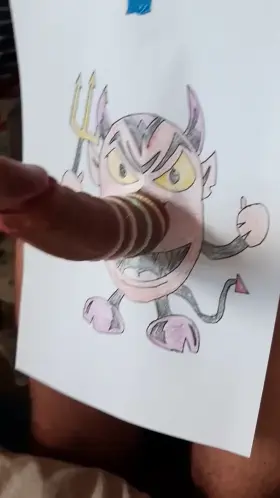 #little #devil #cocknose #bigcock #redskin #trident link to the gallery in comment 👹👹👹