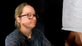 Premature cumshot from a BJ. Nails her in the face