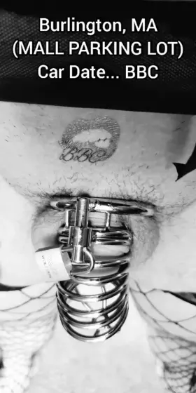 [OC] My sissy ass fucked full of BBC cum in a mall parking lot 🙈💦