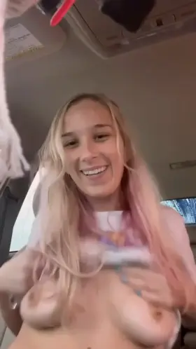 Alexa, why does flashing my boobies make me smile so much?