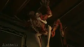 Licker helping Claire [Resident Evil] (sinthetic)