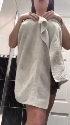 Oops, I dropped my towel. 💦