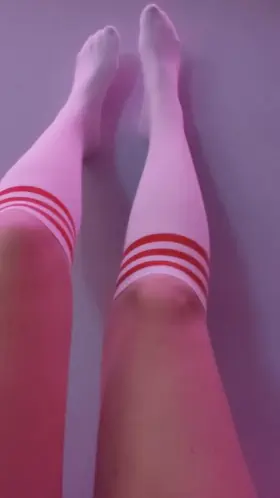 Knee highs stay on when we play, k? [f] [brunette] [video]