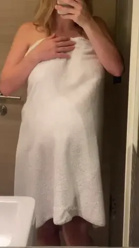 Were you pleasantly surprised with my towel drop?