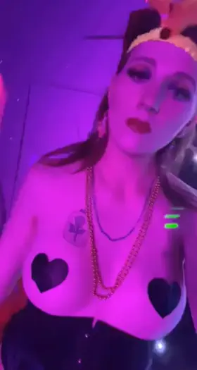 Mardi Gras means I can flash my tits