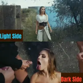 Adriana and her jedi training