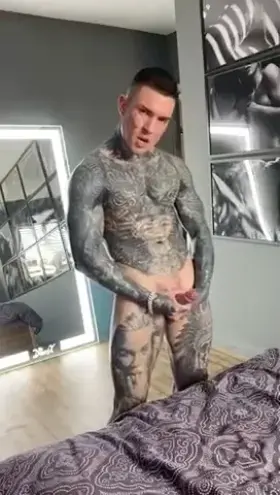 Who’s coming to lick the spit off my cock?