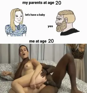 You know in your 20s for sure that you love black dicks🍆