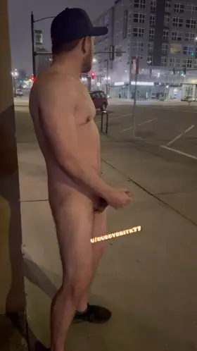 [35] Fully naked on the streets and jerking