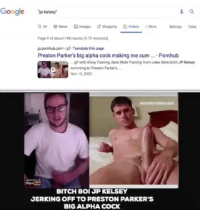 I've posted so many cum tributes to Preston Parker where I included my real name that when you search my name online this gif of me jerking off to his cock pops up! Oh, well, guess everyone is gonna know how much I love cumming to his big cock ;)