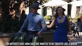 Treat your mom like a queen and then like a whore