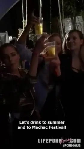 Guy fucks his best friends at a concert