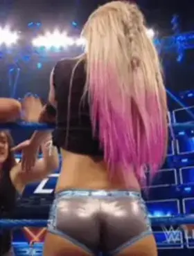 Alexas cheeks slowly moving