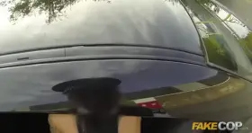 Fake Cop Hot cyclist with big tits fucked