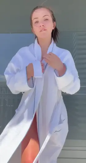 Who needs a robe? Not me