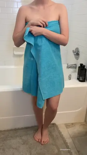 Just waiting for my shower to warm up, can someone come join me? [OC]