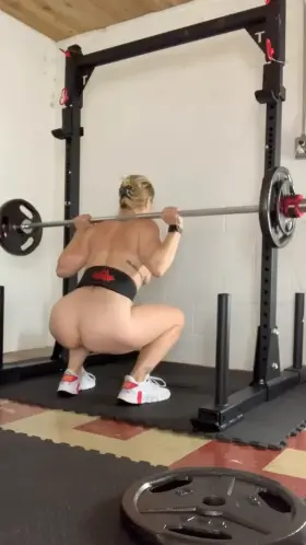 Wanna squat naked with me?