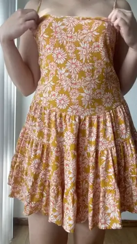 Pull up my dress and? 😇