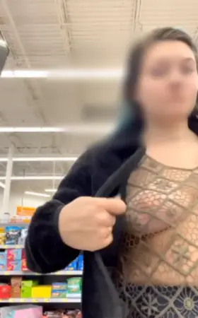 Totally through shirt in the store today