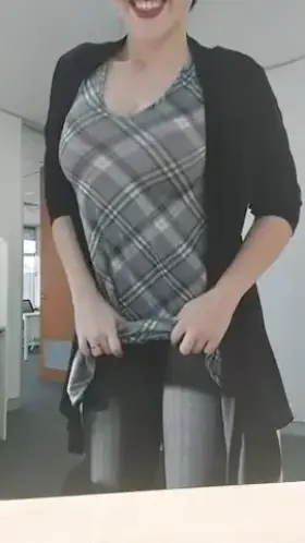 Well I know nobody saw me at work but I can't say the same for the street...