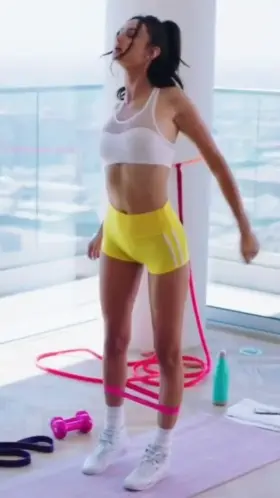 Gotta work hard to have a body like that.