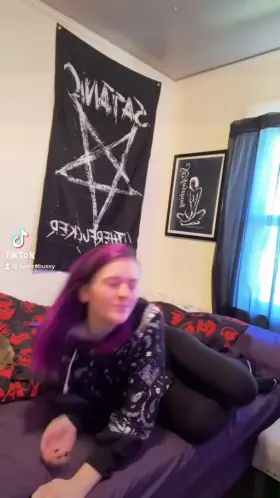 On = average girl, Off = egirl from hell