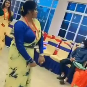 Mom dancing and shaking her boobs at the party to attract some dicks