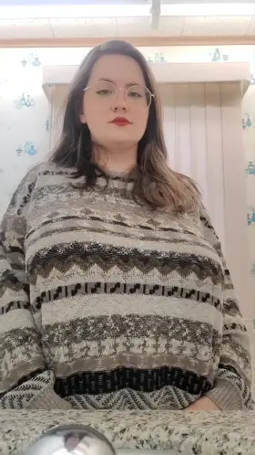 They're so big, my hair got stuck in my cleavage!