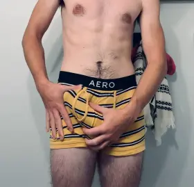 Nothing beats freeing a hard cock