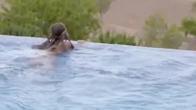 When your body is too hot for the outdoor pool