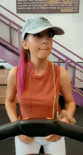 I couldn’t resist at the gym