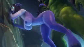 Draenei getting pounded by orc cock (nonam55)