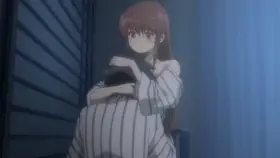 Riko getting her step brother to lick and suck her tits [Kiss x Sis]