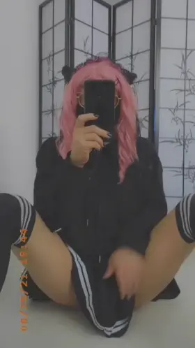 I'm hiding something under my skirt :3