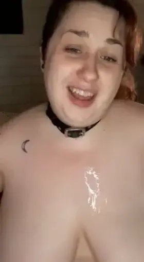 Clip of me massaging cum into my huge tits and licking them clean!