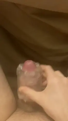 Shooting a huge load with my toy