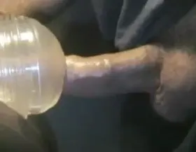 uncut cock fleshlight fuck