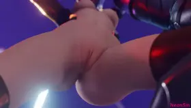 Mercy & Futa Widowmaker (NeonSin) [Overwatch]