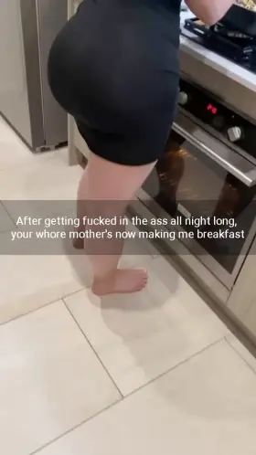 I was so tired of getting bullied. You said the only way you'd stop is if my mom fucked you. I knew I could never convince her. But I was desperate, so I swapped with my mom and went over to your place. I knock on the door and when you answer I say, 