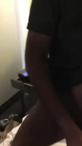 Tgirl cums hands-free while fucked in interracial threesome