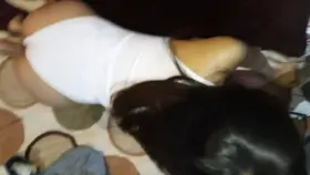 I suck his cock while he touches my pussy🤤💦😈