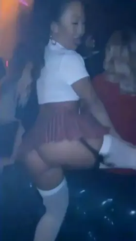Naughty Asian Taking Over The Club
