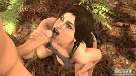 Lara suck your cock until it explodes on her face and lick all of it like good slut she is (Singularity4061)