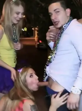 Surprise! After party I suck your Dick