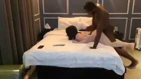 Where’s this hot interracial prone bone scene with a squaking lady from?