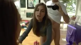 Amateur scene with professional pornstar