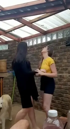 My bestie and i after class