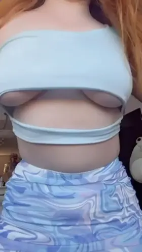 My underboob may look great but my natural tits look even better when they're unleashed