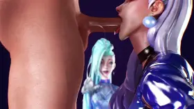 Seraphine amazed by Evelynn (Glory_to_god) [League of Legends]